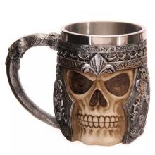 Stainless Steel 3D Skull Skeleton Cup 450ml