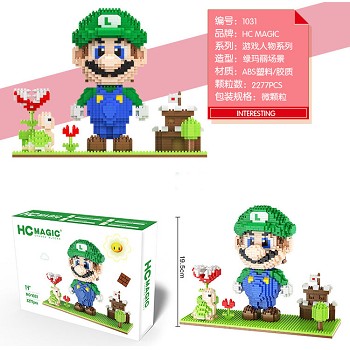 Super Mario anime building block 2277pcs a set