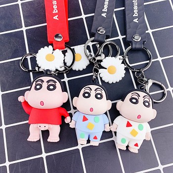 Crayon Shin-chan anime figure doll key chain