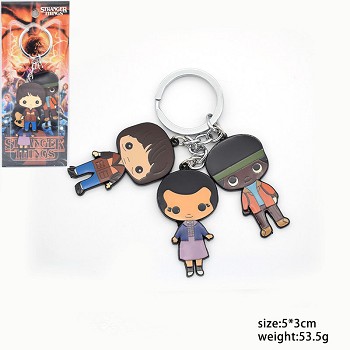 Stranger Things anime key chain