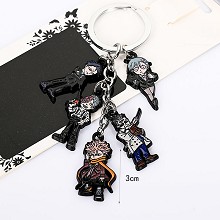 ID:INVADED anime key chain