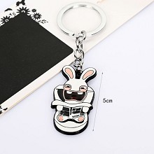 Raving Rabbids anime key chain