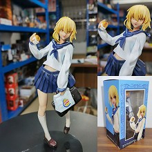 Fate saber hamburger anime figure