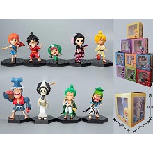 One piece anime figures set(9pcs a set)