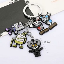 Cuphead anime key chain