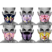 Sailor Moon anime trendy mask printed wash mask