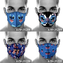 Stitch anime trendy mask printed wash mask