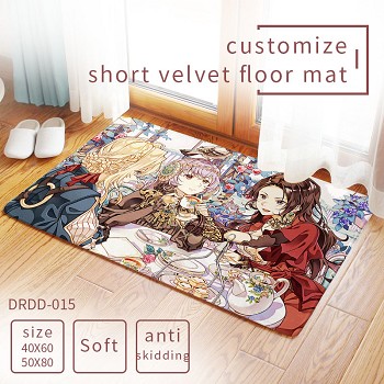 Card Captor Sakura anime customize short velvet floor mat