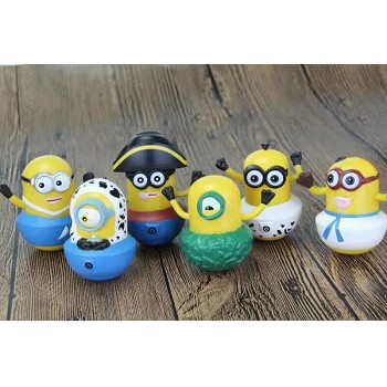 Despicable Me anime figures set(6pcs a set) no box