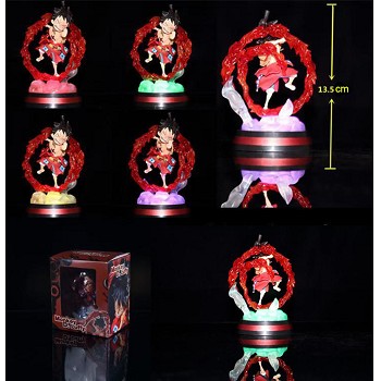 One piece Luffy anime figure can lighting