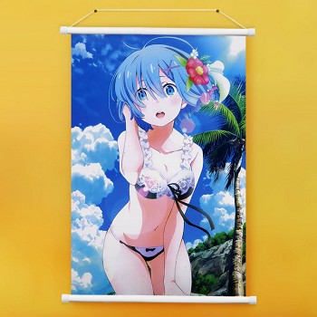 Re:Life in a different world from zero anime wall scroll