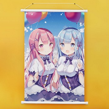 Re:Life in a different world from zero anime wall scroll