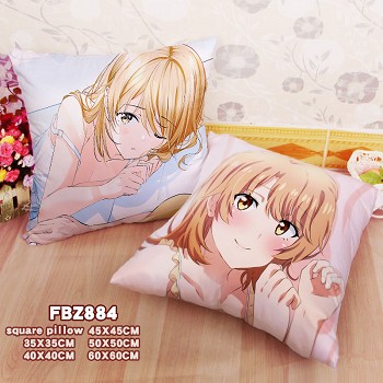 My Youth Romantic Comedy Is Wrong, As I Expected two-sided pillow