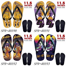 Kobe Bryant flip flops shoes slippers a pair