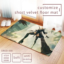 NieR:Automata anime customize short velvet floor m...
