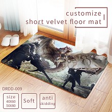 Monster Hunter game customize short velvet floor m...