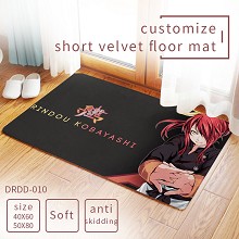 Food Wars Shokugeki no Soma anime customize short velvet floor mat