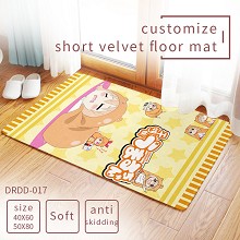 Himoutou Umaru-Chan anime customize short velvet floor mat
