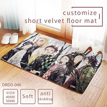 Demon Slayer anime customize short velvet floor ma...