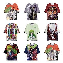 Code Geass anime t-shirt