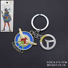 Overwatch game key chain