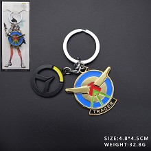 Overwatch game key chain