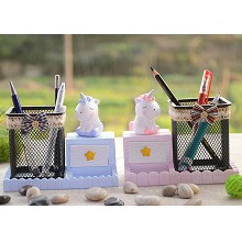 Unicorn anime pen container holder