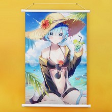 Re:Life in a different world from zero anime wall scroll