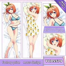 Gotoubun no hanayome anime two-sided long pillow a...