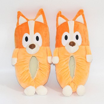 Bluey anime plush shoes slippers a pair 300MM