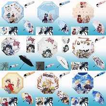 Demon Slayer Fate anime umbrella