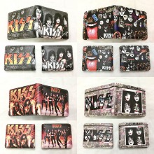 KISS band star wallet