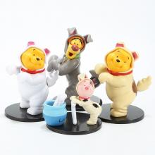 Winnie the Pooh anime figures(4pcs a set)