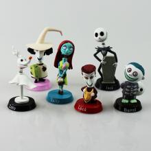 The Nightmare Before Christmas jack anime figures set(6pcs a set)