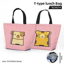 The animal anime t-type lunch bag