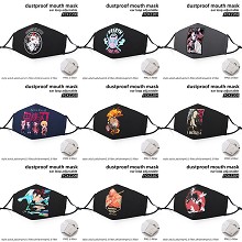 Demon Slayer anime dustproof mouth mask trendy mas...