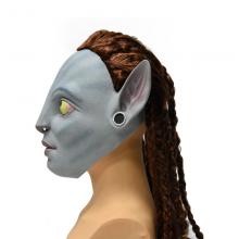 Avatar cosplay latex mask