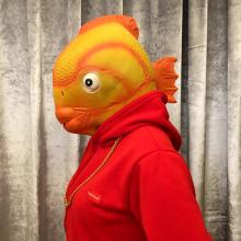 The animal fish cosplay latex mask