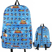 Sonic The Hedgehog game backpack bag