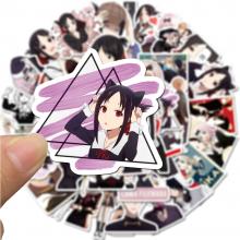 Kaguya-sama  waterproof stickers set(50pcs a set)