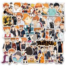 Haikyuu anime  waterproof stickers set(50pcs a set)