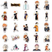 Haikyuu anime  waterproof stickers set(50pcs a set)