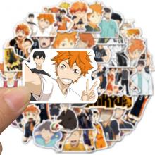 Haikyuu anime  waterproof stickers set(50pcs a set)