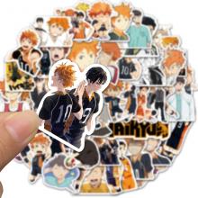 Haikyuu anime  waterproof stickers set(50pcs a set)