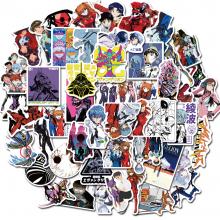 EVA anime  waterproof stickers set(50pcs a set)