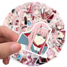 DARLING in the FRANXX  waterproof stickers set(100pcs a set)