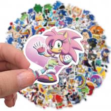 Sonic  waterproof stickers set(100pcs a set)