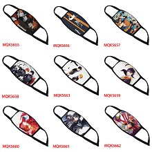 Haikyuu anime trendy mask face mask