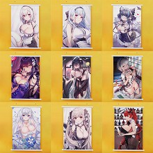 Azur Lane game wall scroll