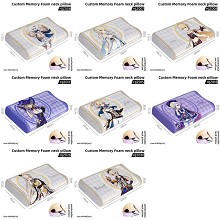 Genshin Impact game neck protect custom memory foam neck pillow